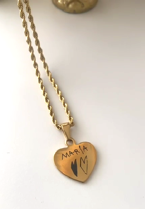 Colar Coração Herança