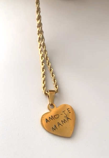 Colar Coração Herança