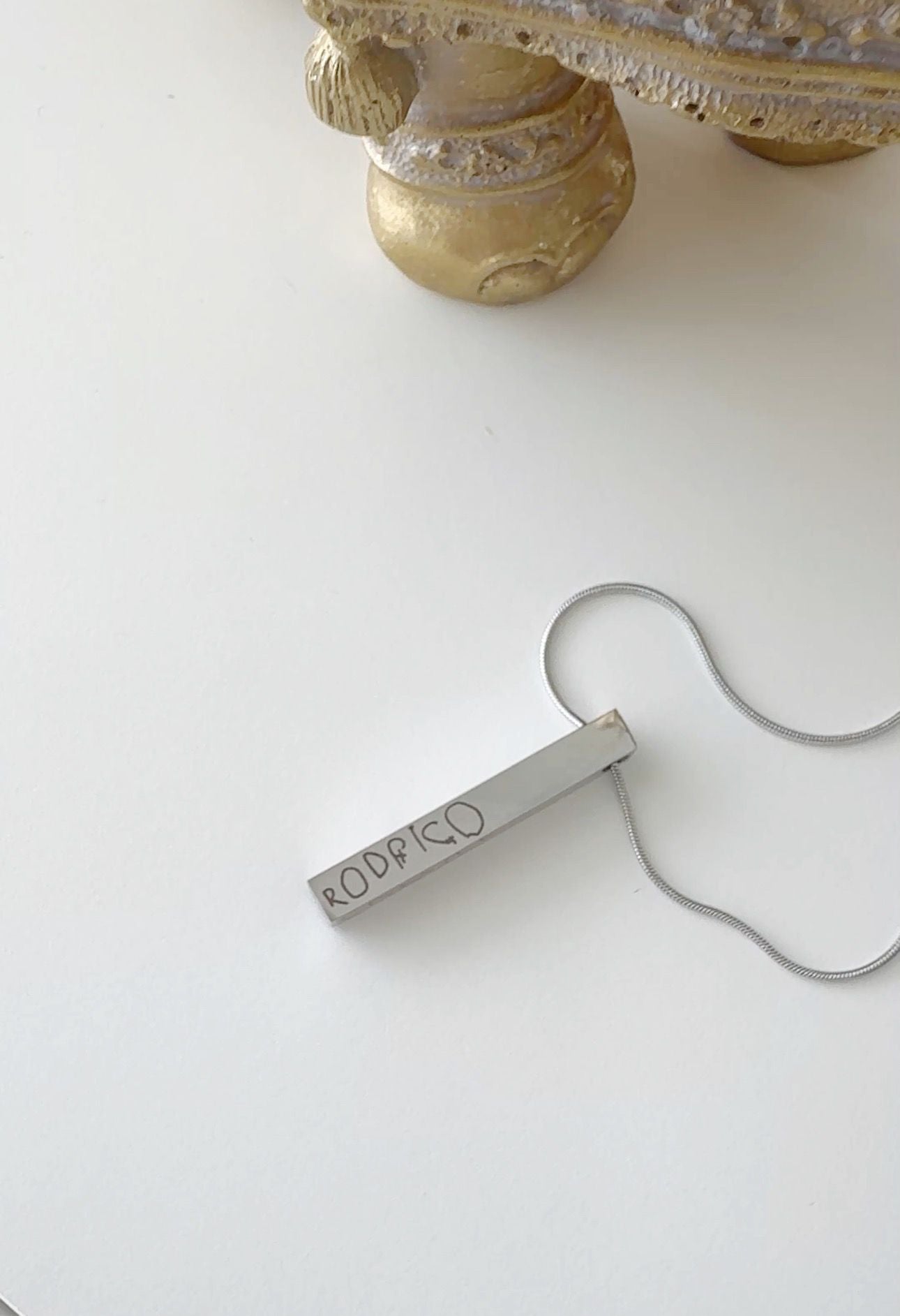 Colar Barra Manuscrito