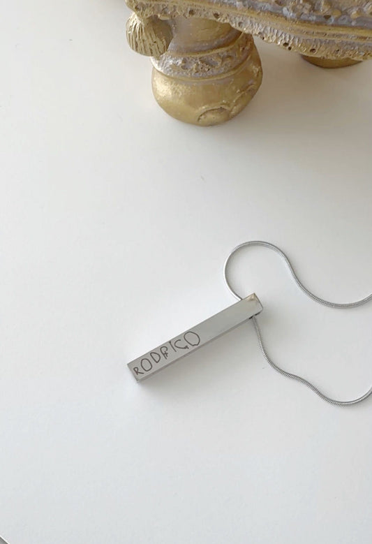 Colar Barra Manuscrito