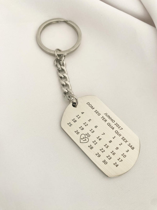 Porta Chaves Calendário