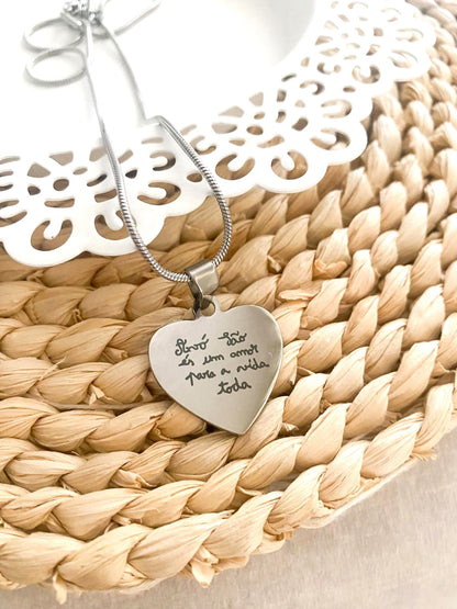 Colar Coração Herança