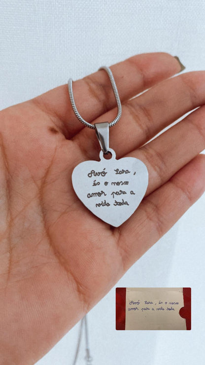 Colar Coração Herança