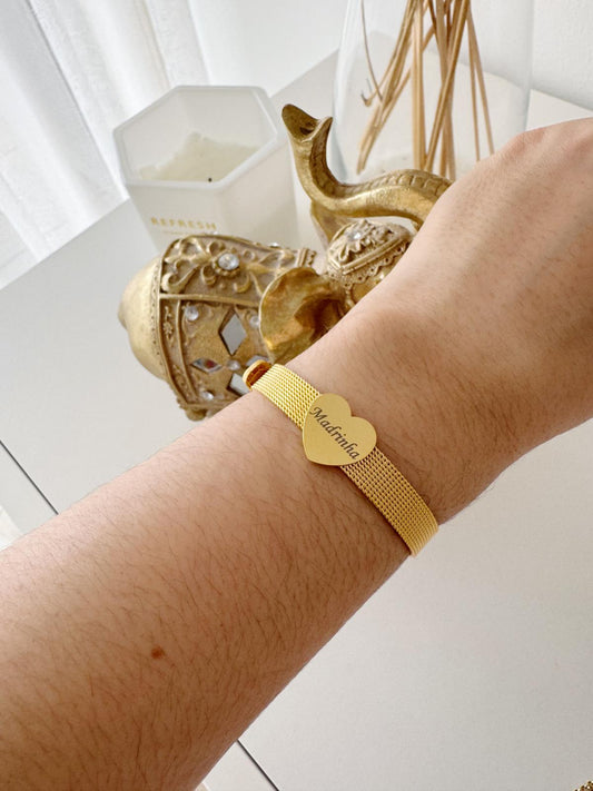 Pulseira Relógio Coração