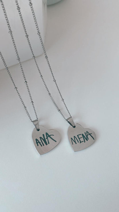 Colar Coração Herança