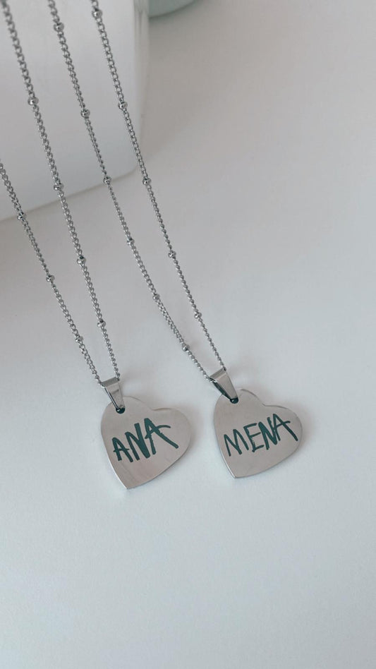 Colar Coração Herança